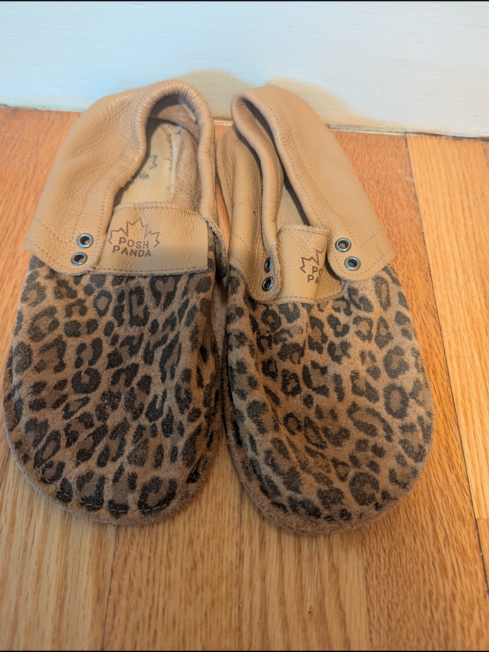 Posh Panda Leopard Print Mocs